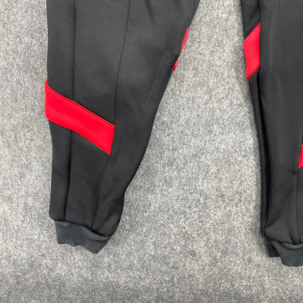 The Marathon Clothing Track Pants Mens Small  Black Red Joggers Puma TMC